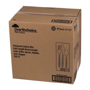 Fork/Knife/Spoon Cutlery Kits | Corrugated Box