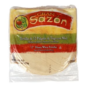 12" Honey Wheat Tortillas | Packaged