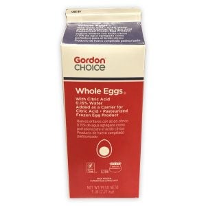 Frozen Whole Eggs | Packaged