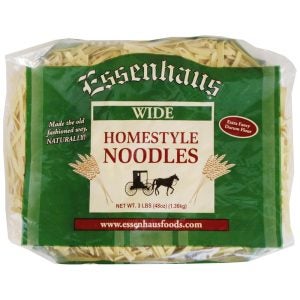 Wide Egg Noodles | Packaged