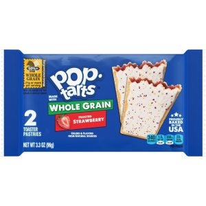 Whole Grain Frosted Strawberry Pop-tarts | Packaged