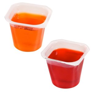 Orange Strawberry Gelatin Cups | Raw Item