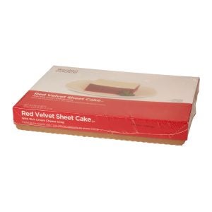 Red Velvet Sheet Cake | Packaged