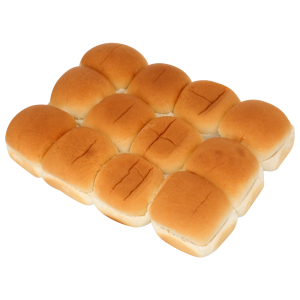 White Sliced Slider Buns, 2.5" | Raw Item