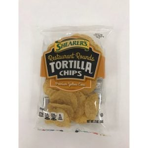 Round Yellow Corn Tortilla Chips | Packaged