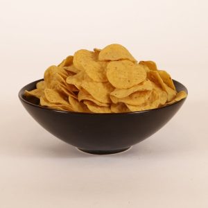 Round Yellow Corn Tortilla Chips | Styled