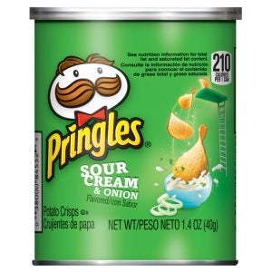 Sour Cream & Onion Pringles | Packaged