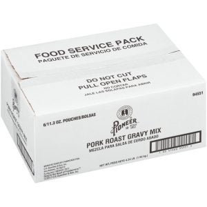 Roasted Pork Gravy Mix | Corrugated Box