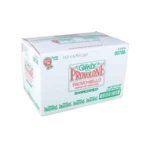 Feather Shredded Provolone Cheese | Corrugated Box