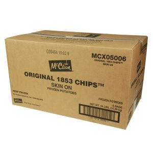 Ready-to-Fry Chip Cut Potatoes | Corrugated Box