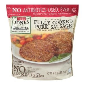 Cooked Pork Sausage Patties | Packaged