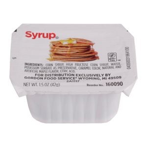 Pancake Syrup Cups | Packaged