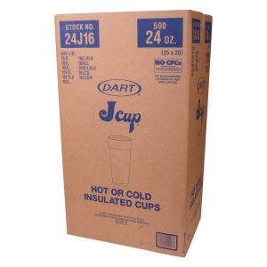 24 oz Foam Cup | Corrugated Box