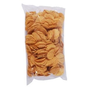 Yellow Round Tortilla Chips | Packaged