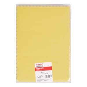 Yellow Paper Placemats | Packaged