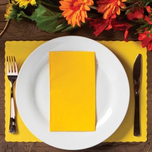 Yellow Paper Placemats | Styled