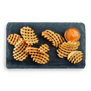 Waffle Cut French Fries | Styled