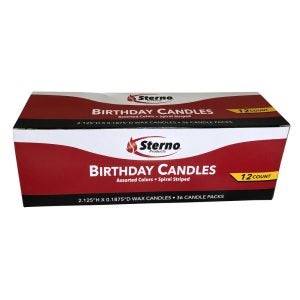 Birthday Candles | Corrugated Box