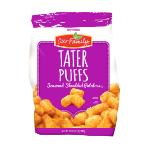 Tater Puffs | Packaged