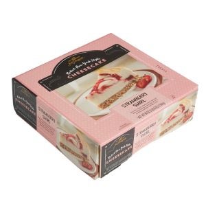 Strawberry Swirl New York Cheesecake | Packaged