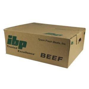 Fine Ground Beef | Corrugated Box