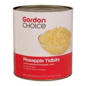Pineapple Tidbits | Packaged