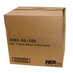 1/2 Size Foil Sheet Cake Pan | Corrugated Box