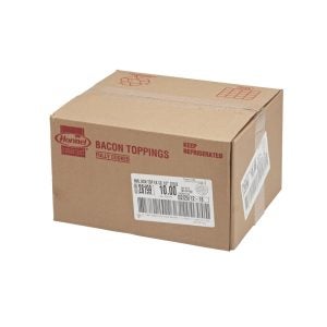 Cooked Extra Bacon Topping, 1/2" | Corrugated Box