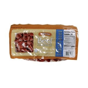 Beef Sausage Snack Pieces | Packaged