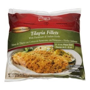 Breaded Parmesan Tilapia Fillets | Packaged