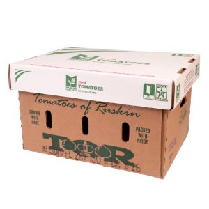 Extra Large Tomatoes, 5x6 Size | Corrugated Box