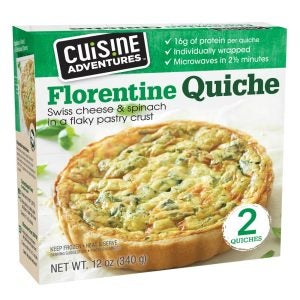 Cuisine Adventures Florentine Quiche | Packaged