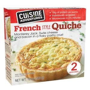 Cuisine Adventures French Style Quiche | Packaged