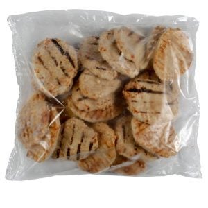 Grilled Breast Chicken Patties, with Grill Marks | Packaged