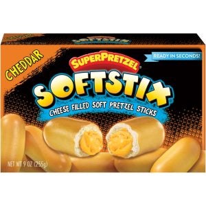 Softstix Cheese Filled Soft Pretzel Sticks | Packaged