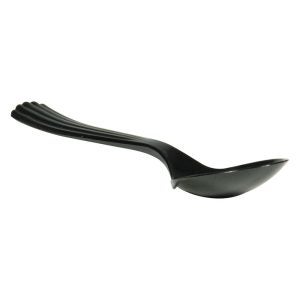 Finesse Black Plastic Spoons | Raw Item