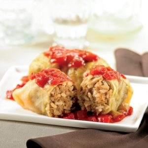 Stuffed Cabbage Rolls with Sauce | Styled
