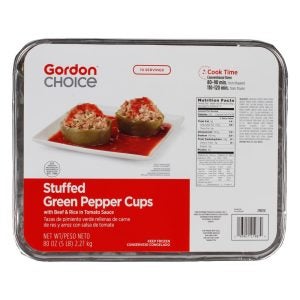 Stuffed Green Pepper Cups | Packaged