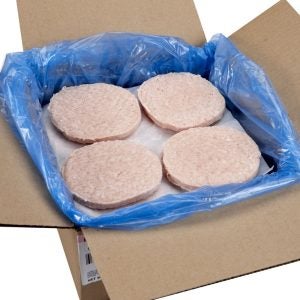 White Meat Turkey Burger Patties | Packaged