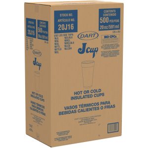 20 oz. Foam Cups | Corrugated Box