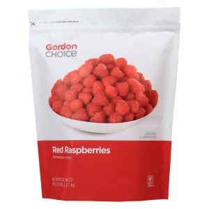 Whole Frozen Raspberries | Packaged