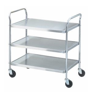 3-Shelf 24x16 x 36.5 Inch Heavy-Duty Utility Cart | Raw Item