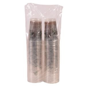 20 oz. Clear Plastic Cold Cups | Packaged