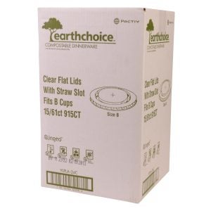 12-24 oz. Clear XSlot Lids | Corrugated Box