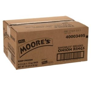 "Bakeable" Onion Rings | Corrugated Box