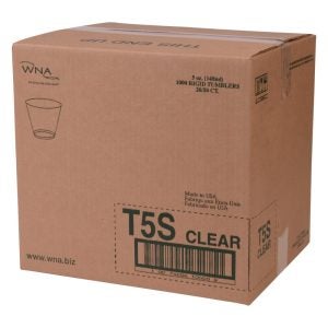 5 oz Clear Plastic Cups | Corrugated Box