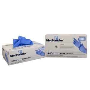 Large Powder-Free Nitrile Exam Gloves | Styled