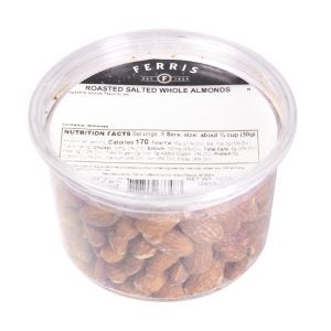 Roasted Salted Whole Almonds | Packaged