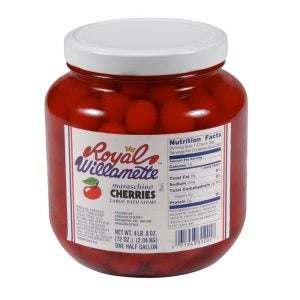 Maraschino Cherries with Stems | Packaged