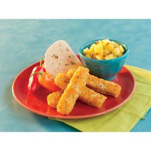 Breaded Whole Grain Baja Pollock Stix, AK | Styled